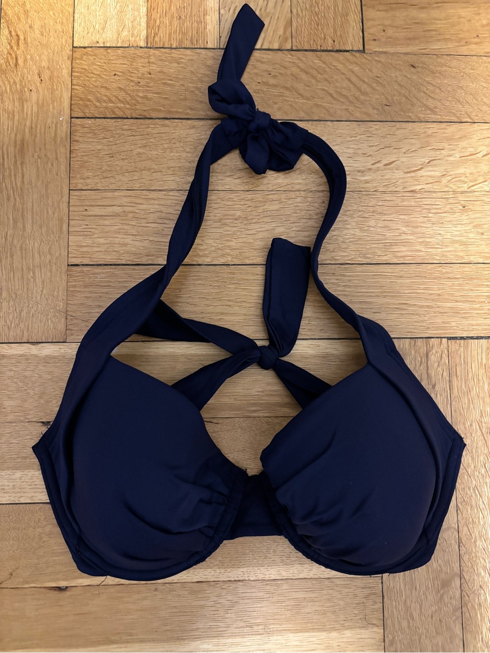 Tommy Bahama Navy Halter Bikini Top
